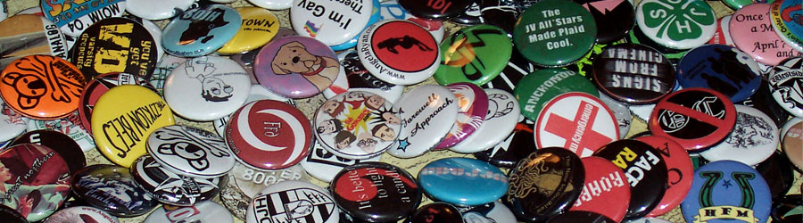 100 One Inch Buttons – $30
